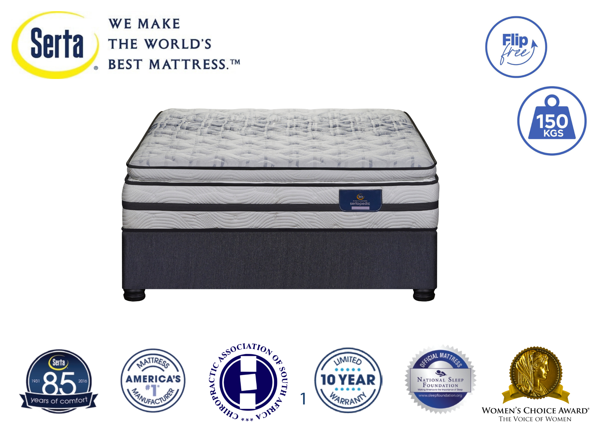 Sertapedic Ambrosia Pillow Top Flip Free