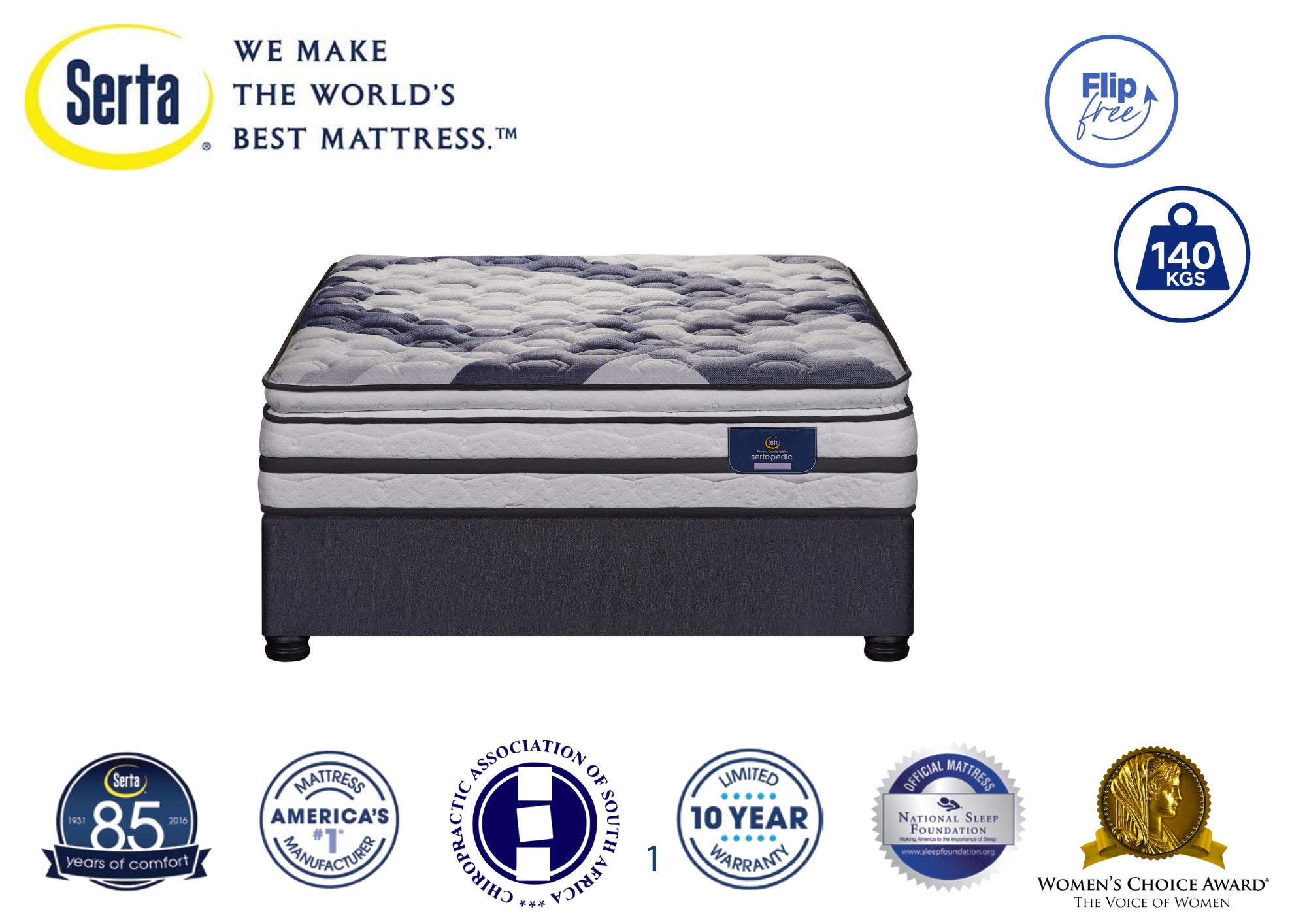 Sertapedic Dorado Ultra Plush Pocket Coil Pillow Top