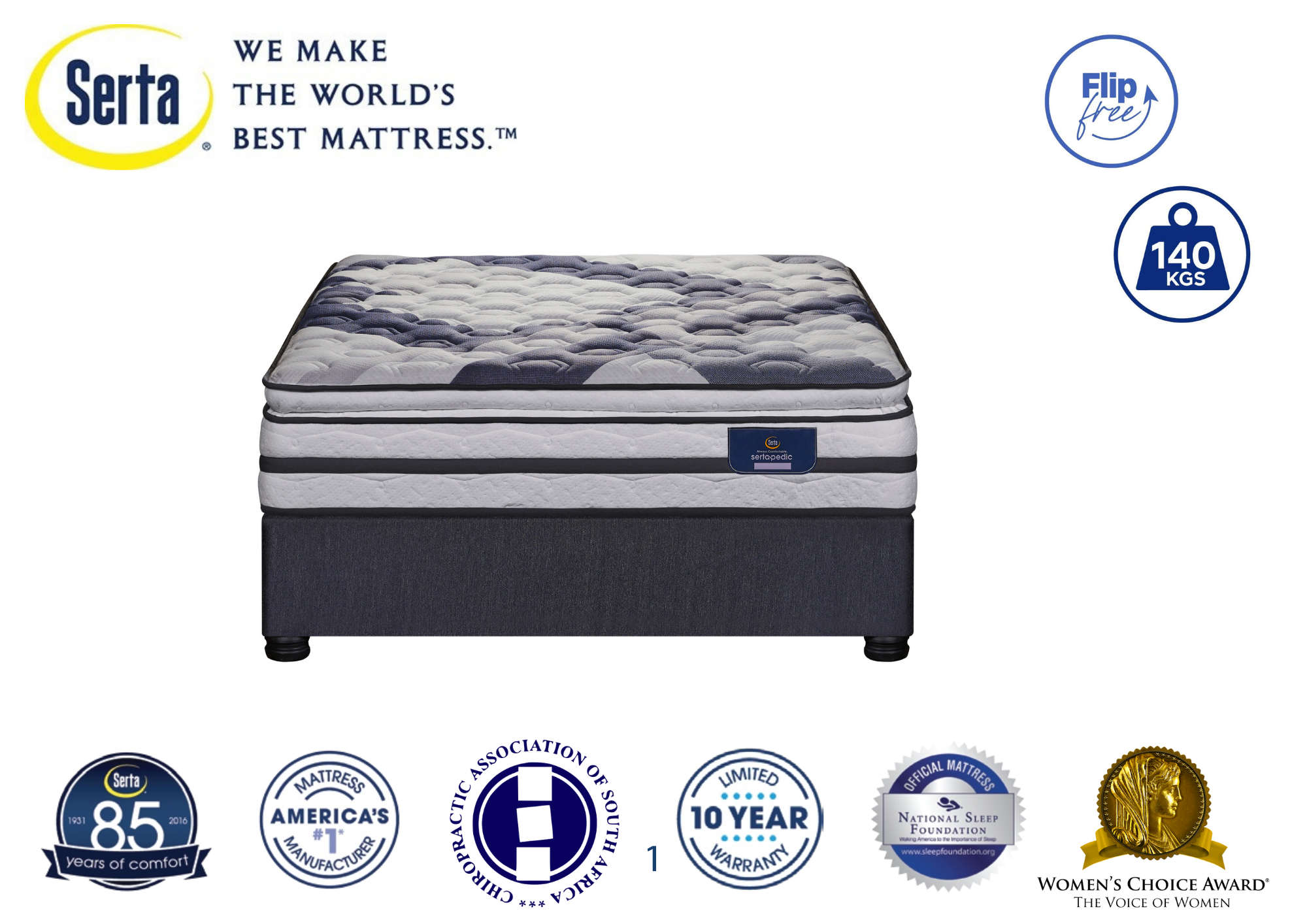 Sertapedic Dorado Ultra Plush Pocket Coil Pillow Top